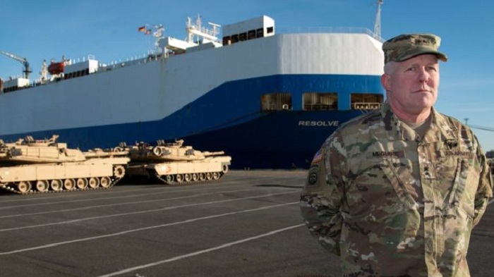 US tanks arrive in Germany to help Nato defences